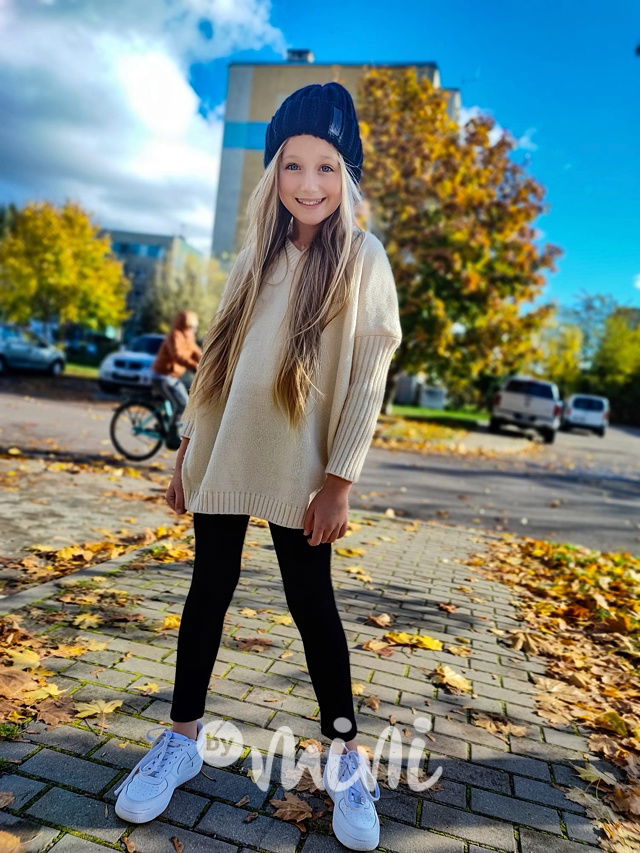 SUPER THERMO bavlněné legíny černé