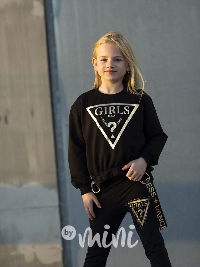 GIRLS mikina černá