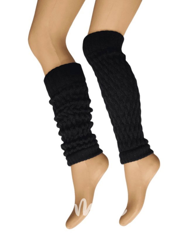 Teplé návleky černé