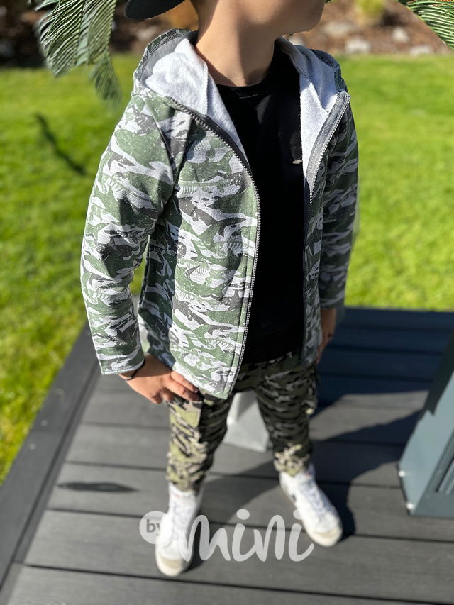 Shark zateplená long mikina