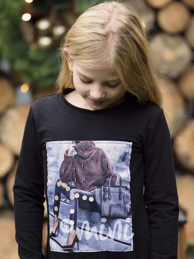 Černá tunika Glamour