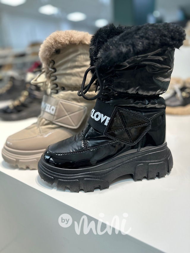 Zimní sněhule LOVE černé