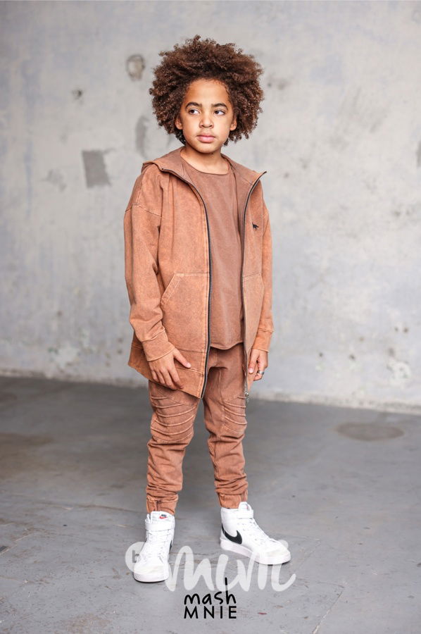 Mash Mnie vintage toffee mikina WOLVES