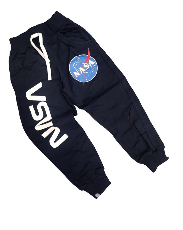 NASA zateplené tepláky tmavě modré