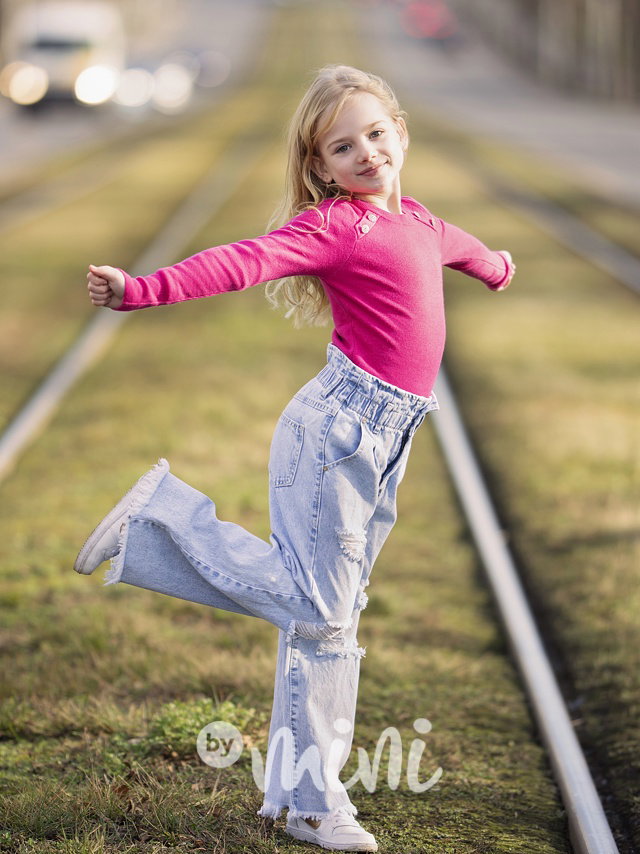 Exclusiv fashion jeans široké nohavice