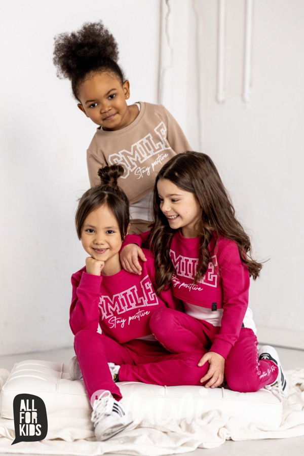 AFK tepláky s potiskem beige