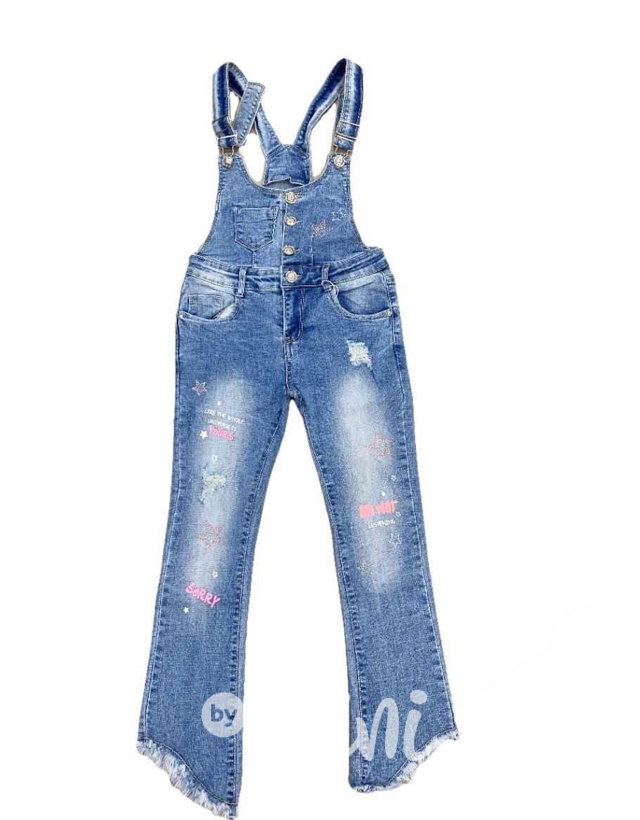 Jeans lacláče se zdobením