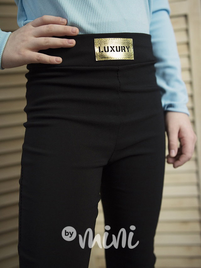 Luxury černé stretch zvonáče