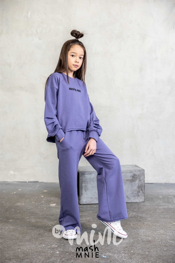 Mash Mnie oversize mikina + kalhoty lila