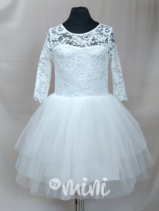 Slavnostní společenské šaty bílé