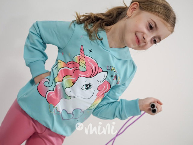 UNICORN mikina mint