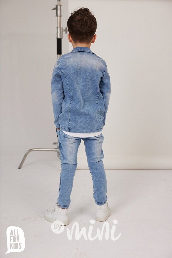 AFK denim kalhoty acid blue