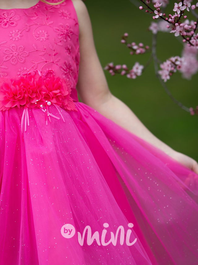 Slavnostní šaty Cinderella malinové