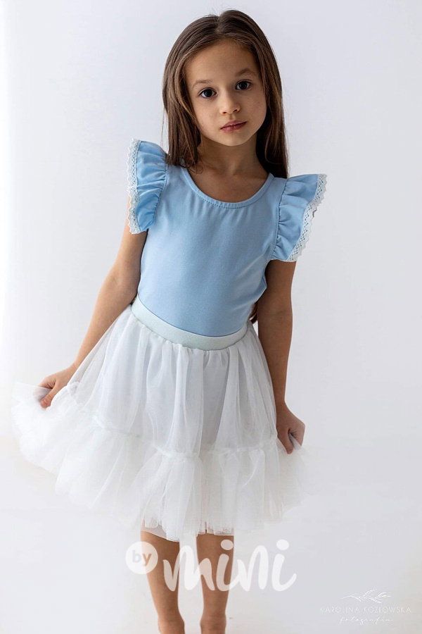 Lily Grey blůzka s krajkou baby blue