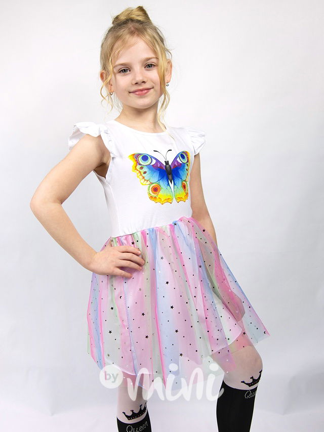 Butterfly šaty s tylem