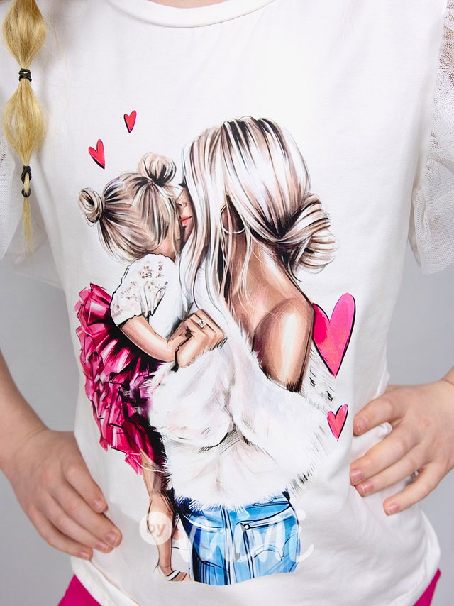 Mommy and me triko s tylem