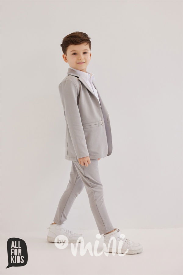 AFK elegant kalhoty pastel grey