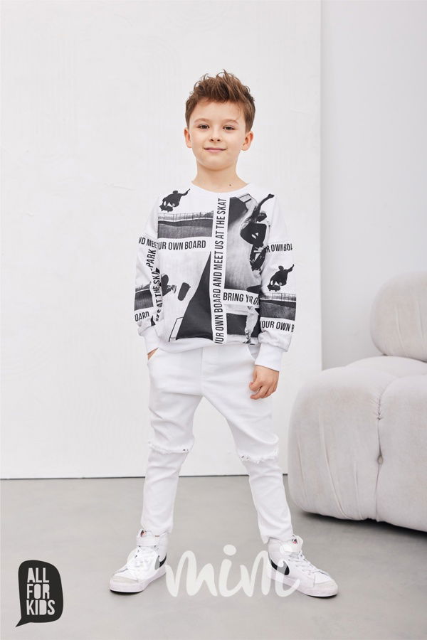 AFK ripped jeans white