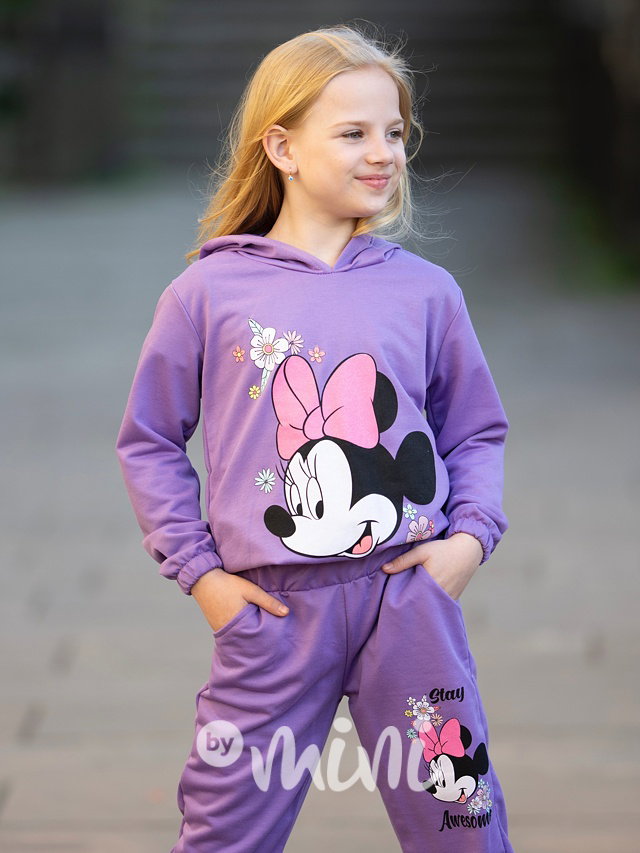 Minnie lila tepláková souprava