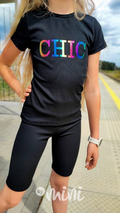 3-dílný CHIC komplet černý