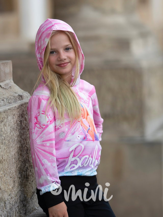 Mikina Barbie hoodie pink