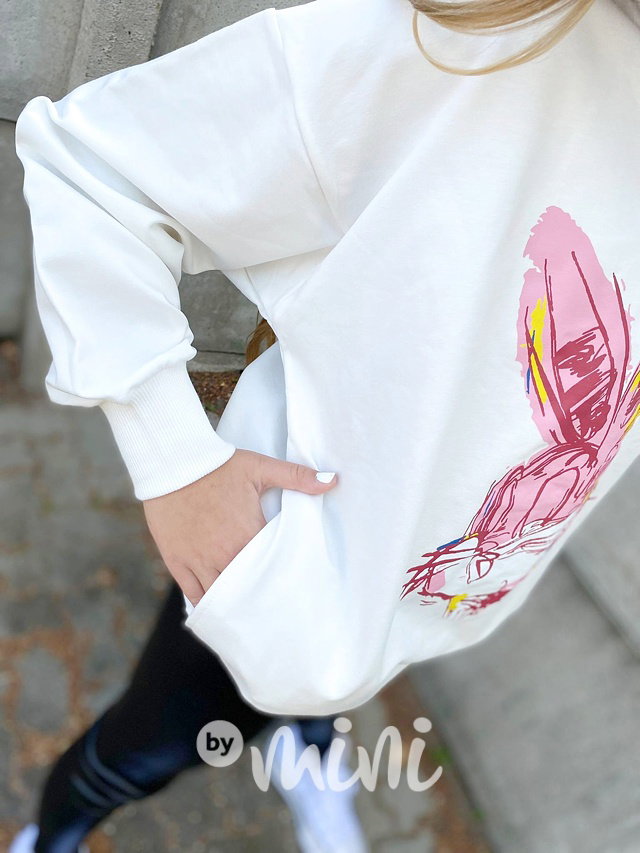 Bunny mikina off white