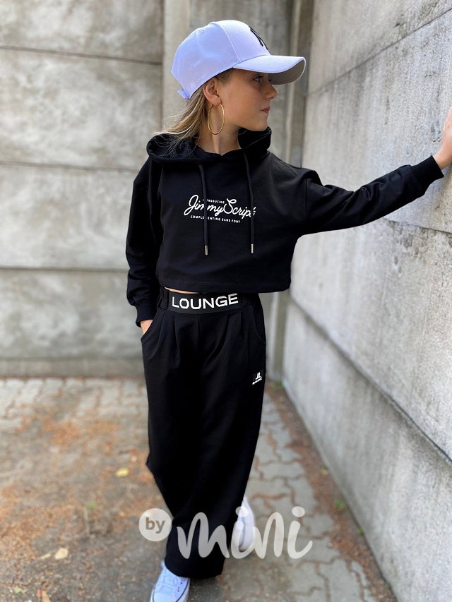2v1 Lounge mikina + top black