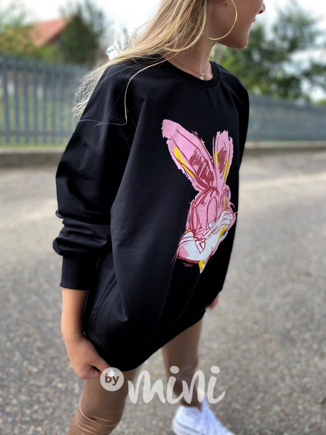 Bunny mikina black