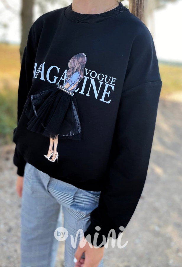 Vogue mikina černá
