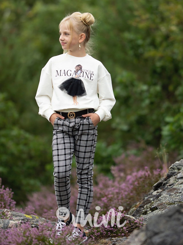 Vogue mikina krémová