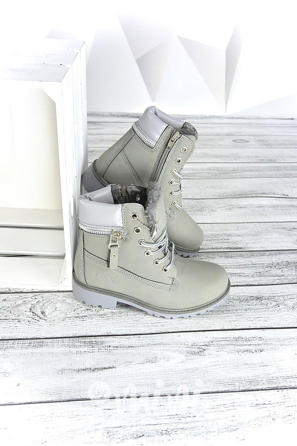 GREY workery se zipem