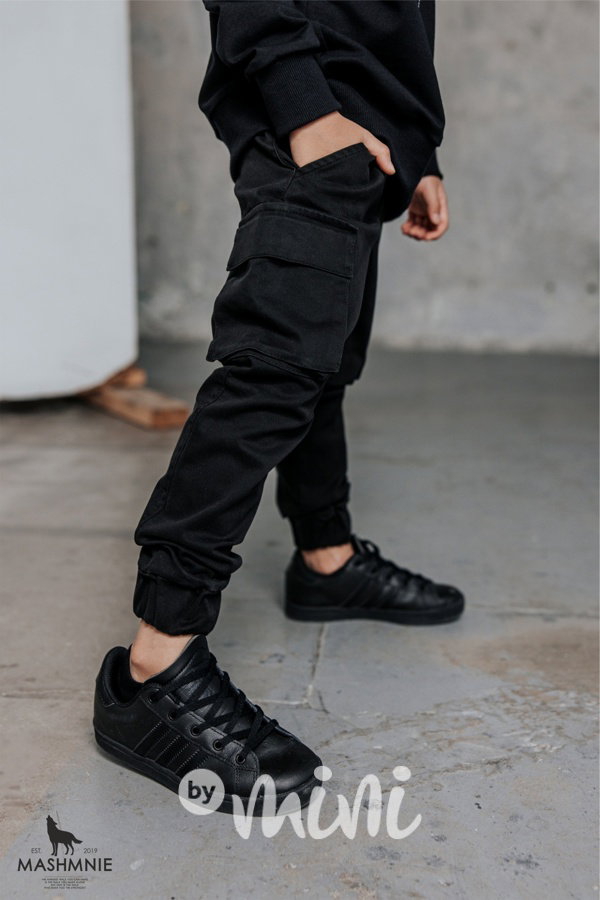 Mash Mnie cargo kalhoty black