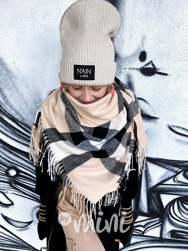 Maxi šála London beige