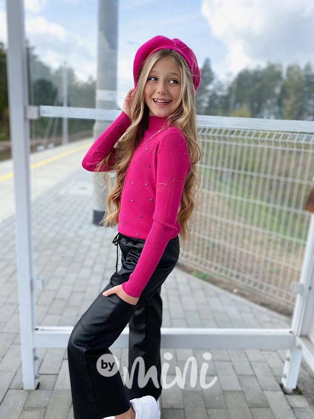 Eco leather kalhoty švédy