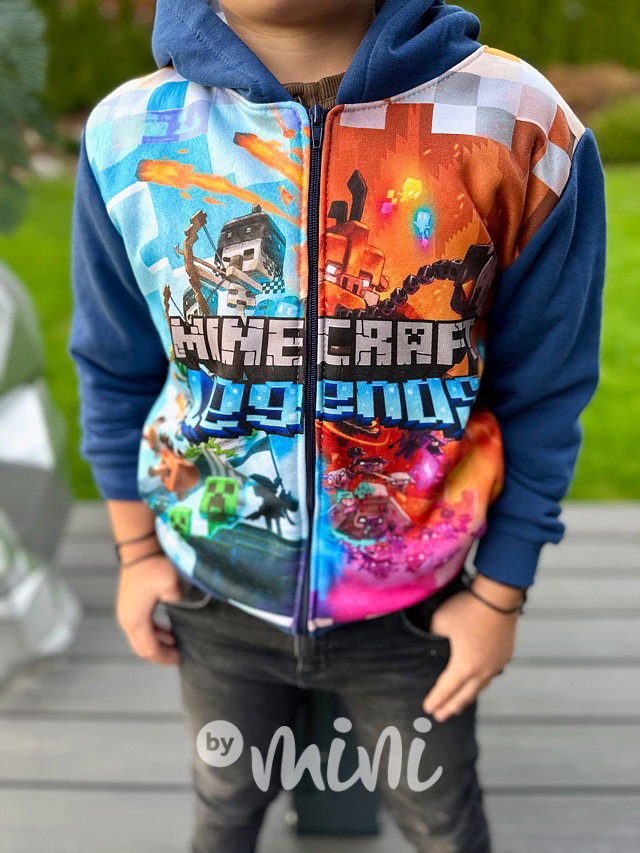 Minecraft legends vyteplená mikina