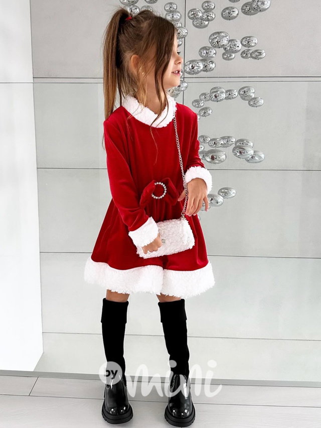 Santas girl šaty s kabelkou
