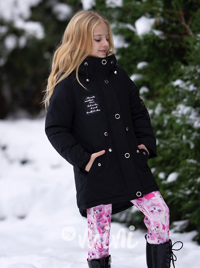 Sporty parka s kožíškem uvnitř