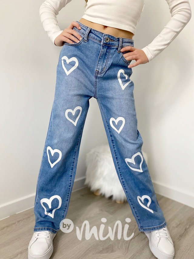 Fashion jeans švédy HEART