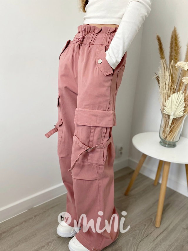 Military cargo kapsáče old pink