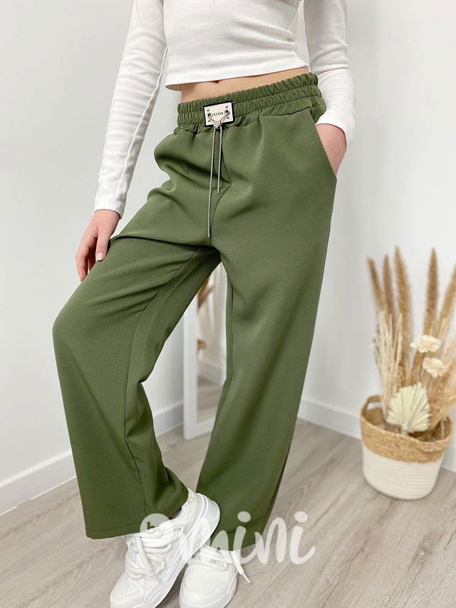 Lounge švédy s řetízkem khaki