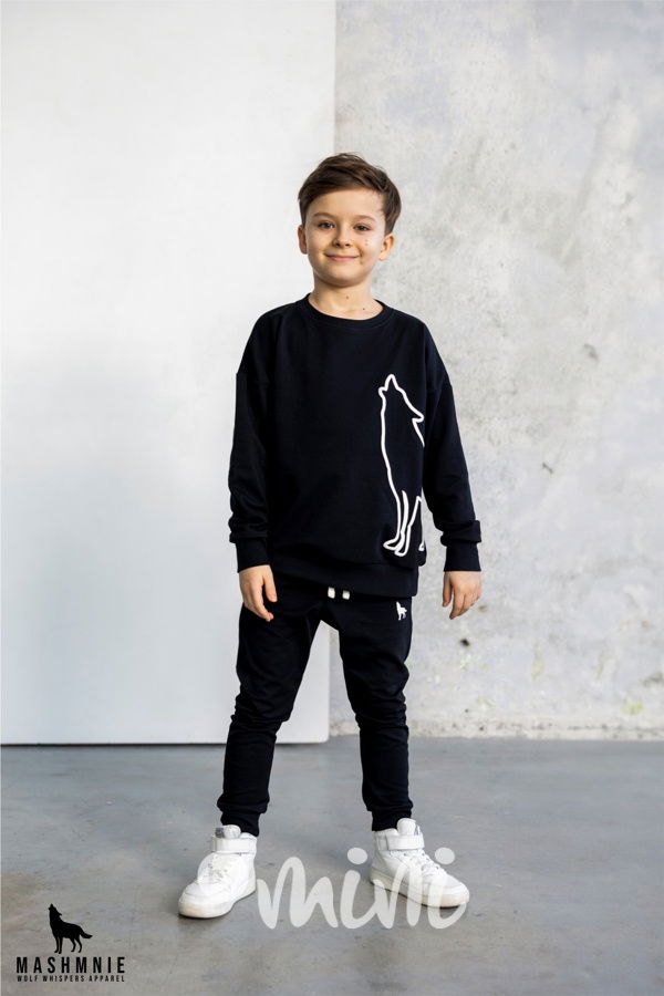 Mash Mnie sporty mikina WOLF black
