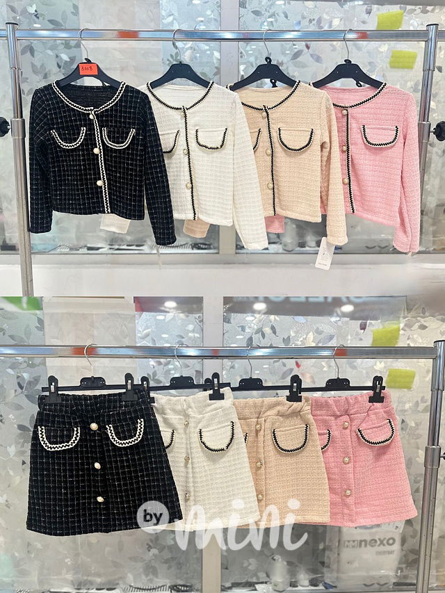 Růžový komplet Coco