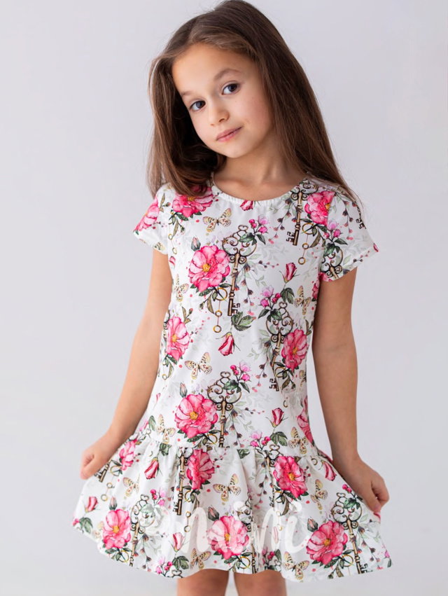 Lily Grey PREMIUM šaty flower & key