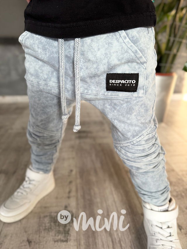 DESPACITO ice blue biker tepláky