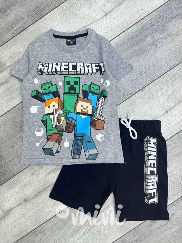 Minecraft letní set grey