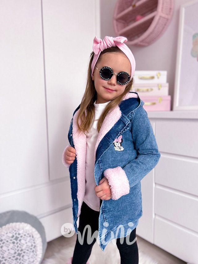 Teplý denim kabátek Minnie