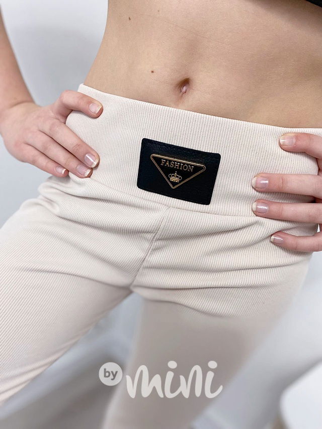 Fashion legíny beige