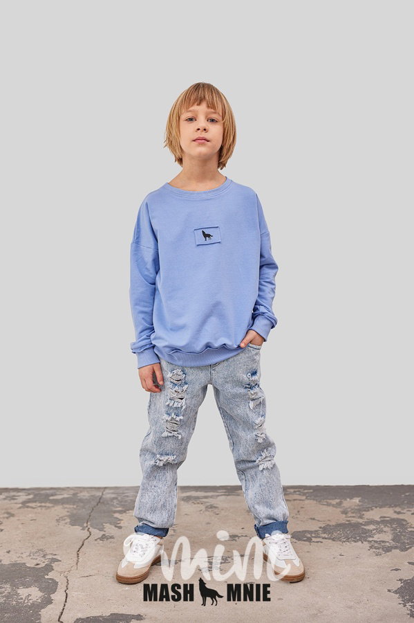Mash Mnie brand history mikina blue