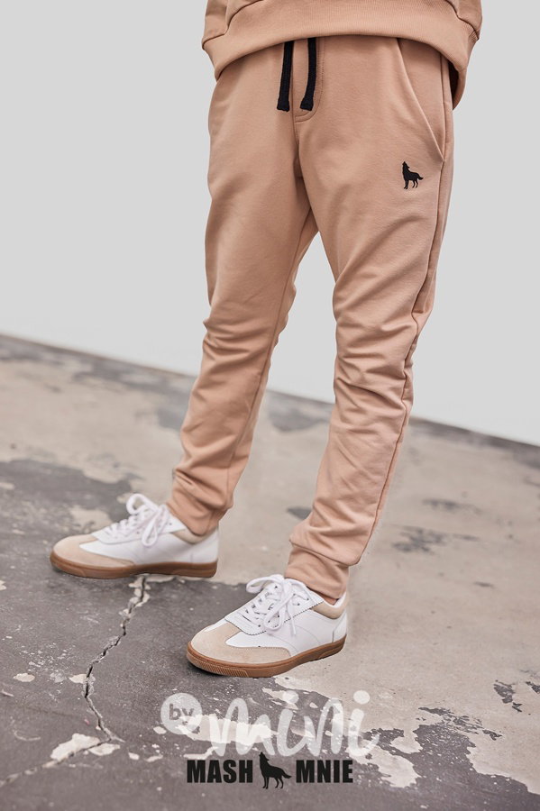 Mash Mnie WOLF jogger tepláky béžové