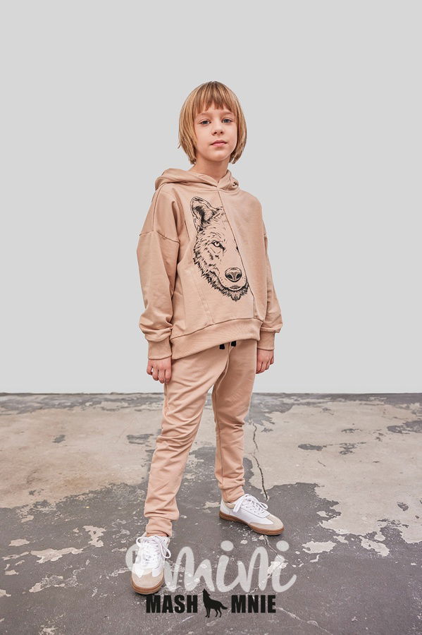 Mash Mnie mikina WOLF béžová
